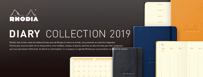 RHODIA 2019 DIARY COLLECTION NEWS
