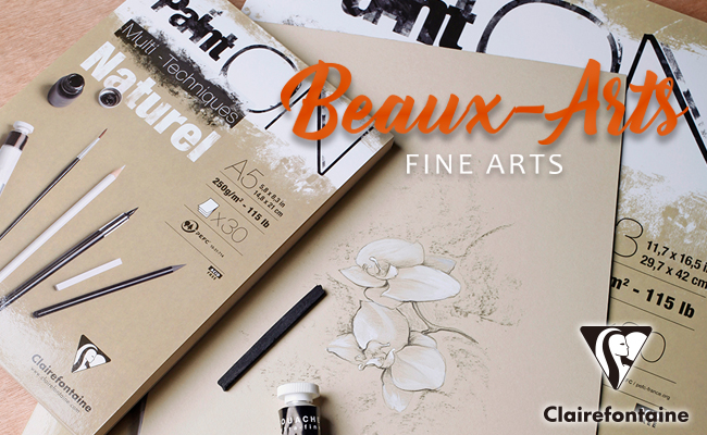 クレールフォンテーヌ画材ライン＜FINE ARTS＞発売のお知らせ